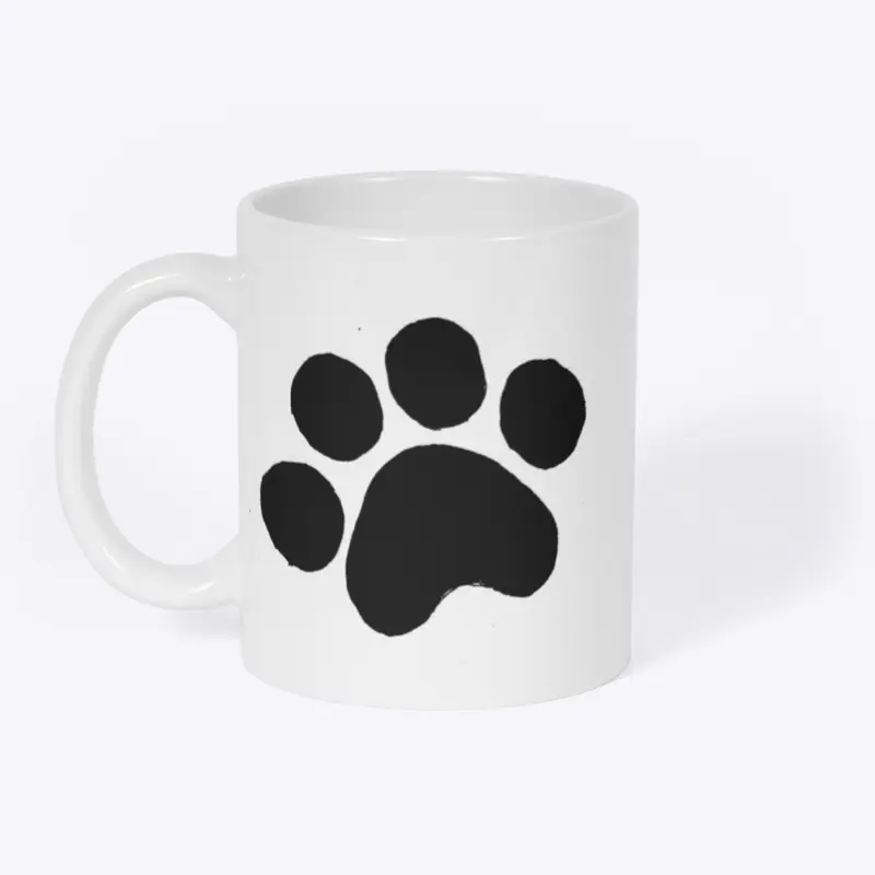 Crafty Creature Paw Print Mug